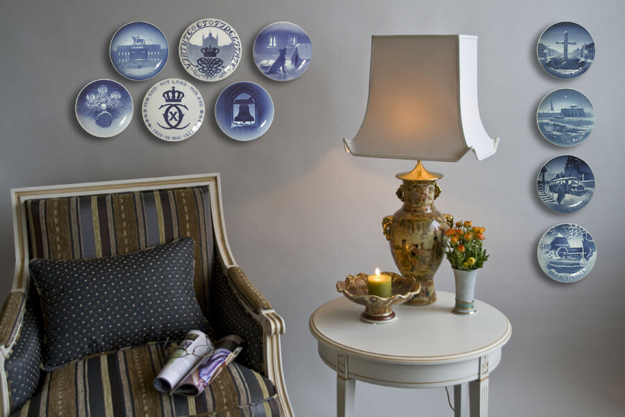 Danish Blue Commemorative Collectible plates