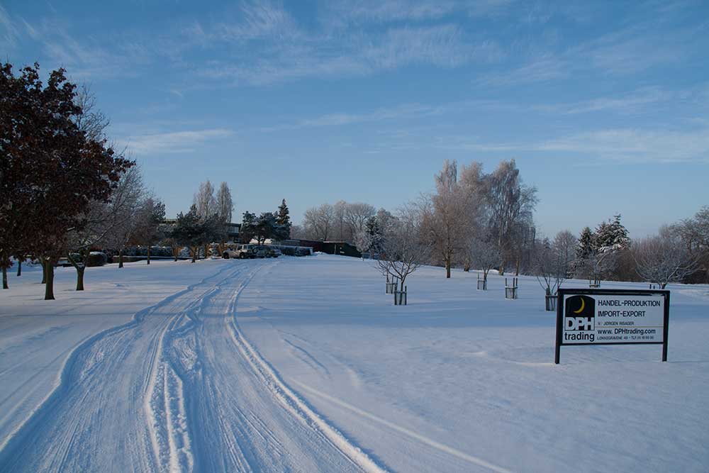 A winter day at Løkkegravene 49 - at DPH Trading