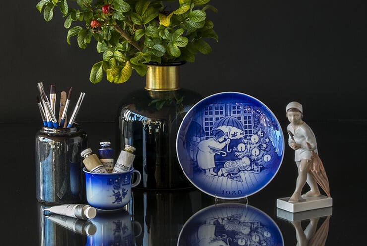 Desiree juleplatter med H. C. Andersen motiver