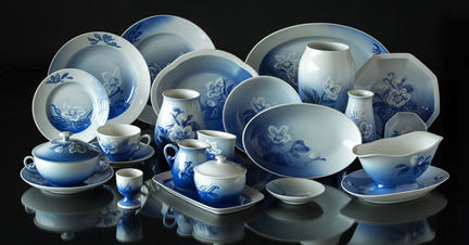 Julerose i porcelæn fra Bing & Grøndahl