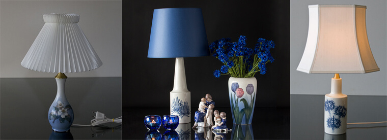 Royal Copenhagen table lamps