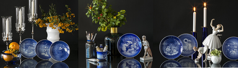 Wall decoration - Blue plates