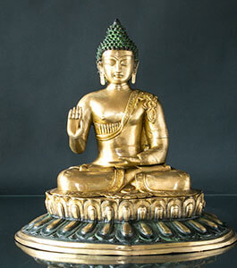 Abhaya Mudra - Buddha figur - Beskyttelse