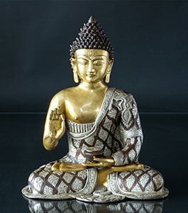 Vitarka Mudra - Buddha Figur - Überlieferung der Lehre Buddhas