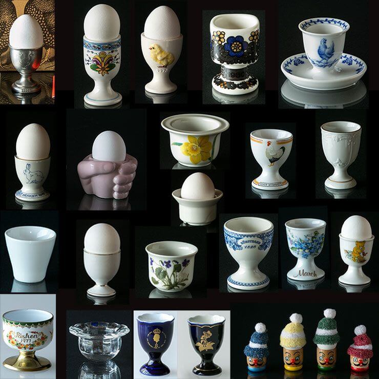 Egg cups - Large Selection of colourful eggcups