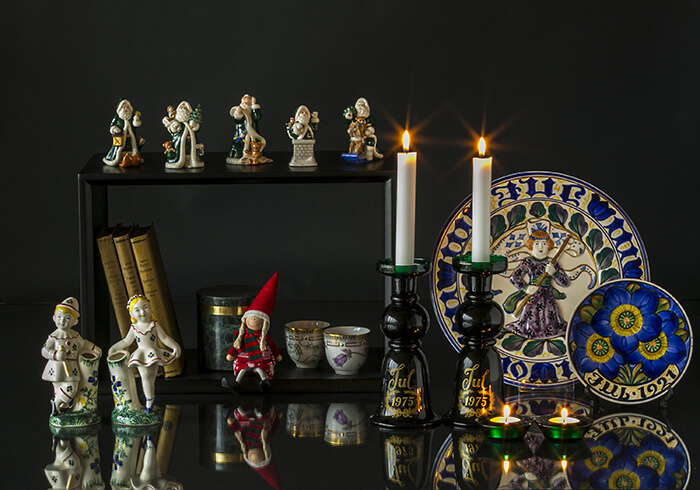 Royal Copenhagen green Santa Claus by Sven Vestergaard