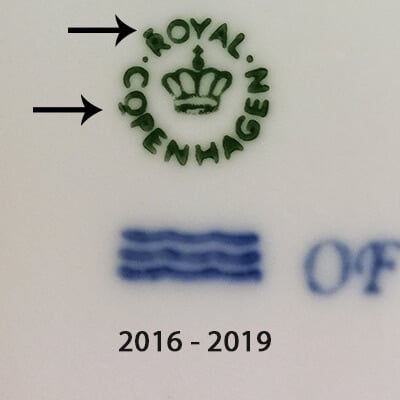 Royal Copenhagen markierung 2016-2019