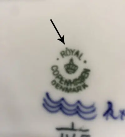 Royal Copenhagen markings 1935