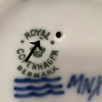 Royal Copenhagen markings 1953