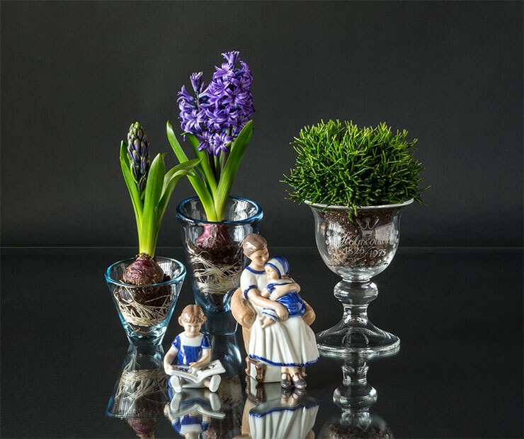 Royal Copenhagen figur af Else og hendes mor