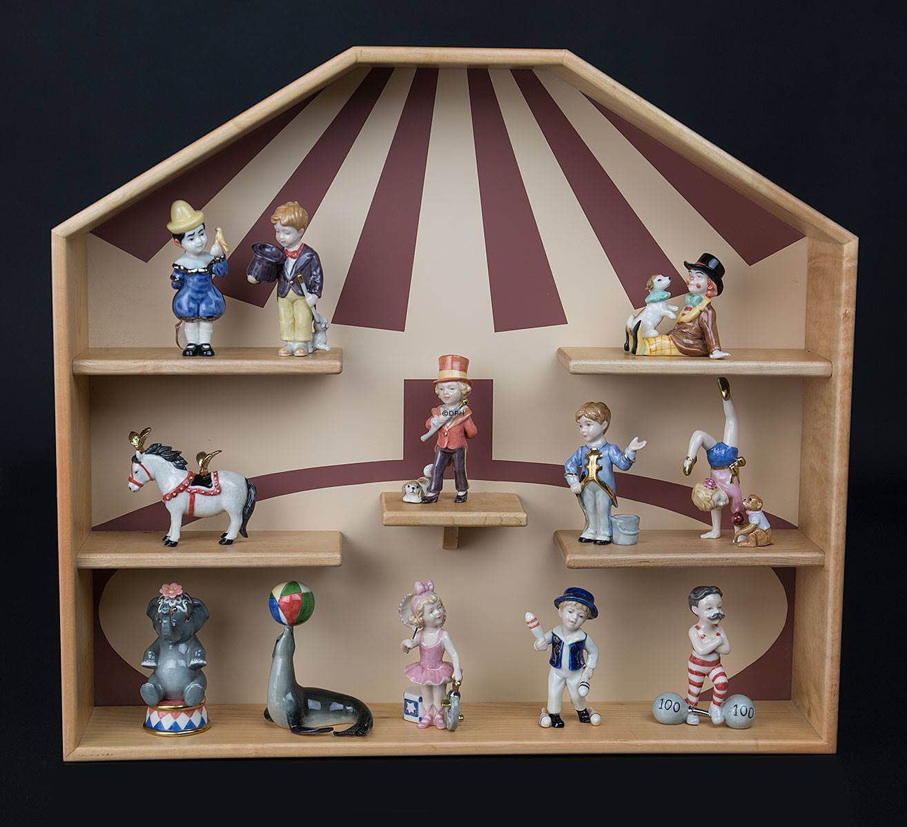 Royal Copenhagen B&G mini circus figurines