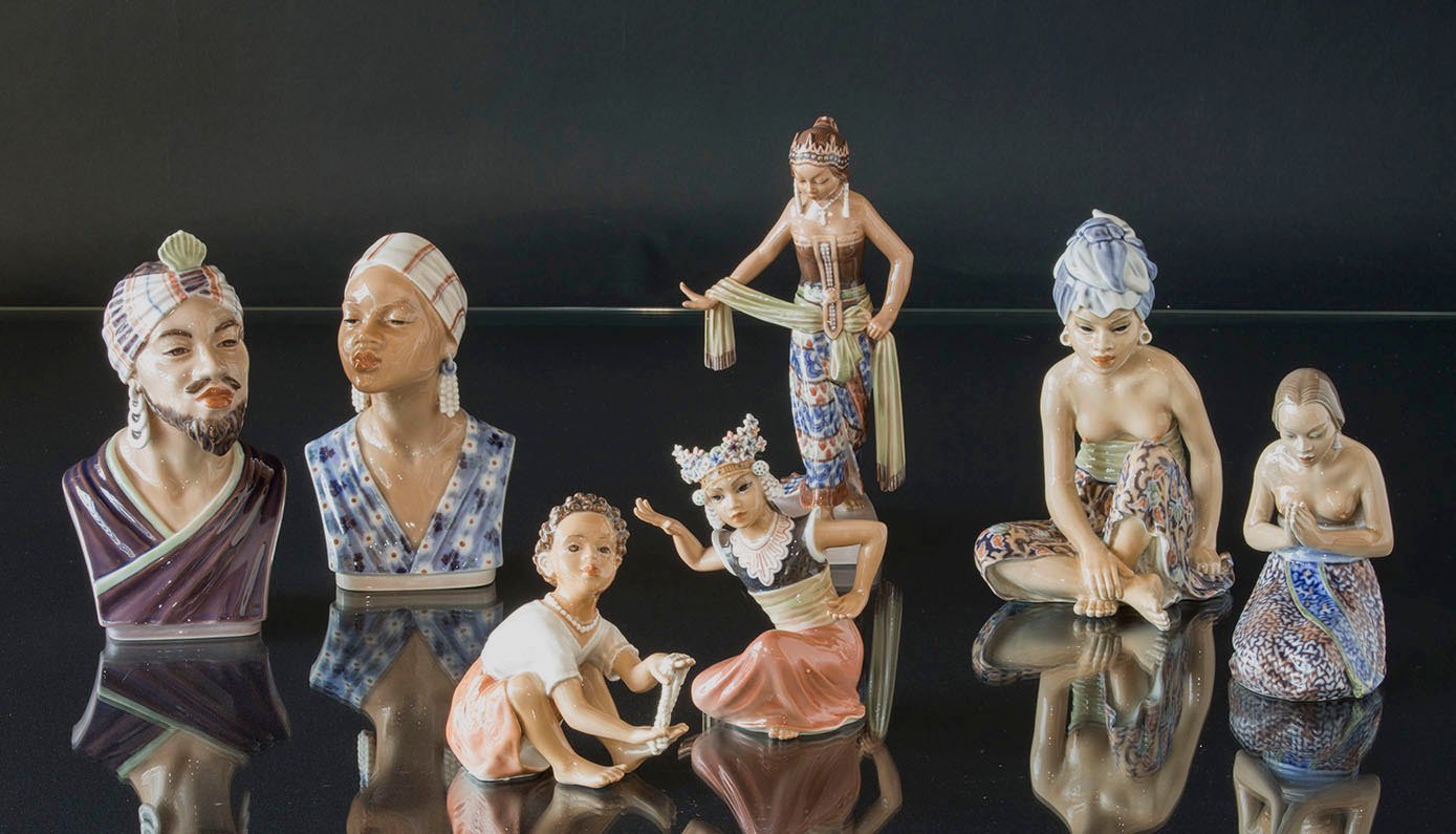 Dahl Jensen exotic figurines