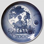 Millennium platter fra Royal Copenhagen 