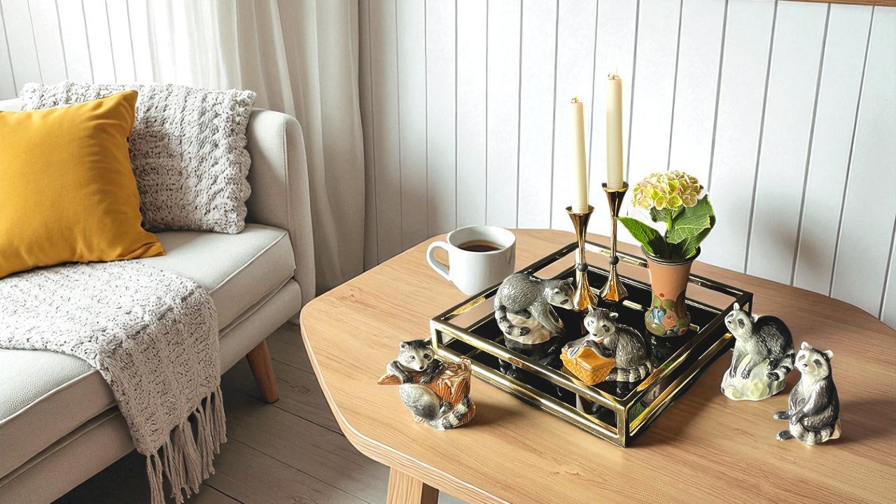 De små Royal Copenhagen vaskebjørne er så fine, også til den moderne indretning