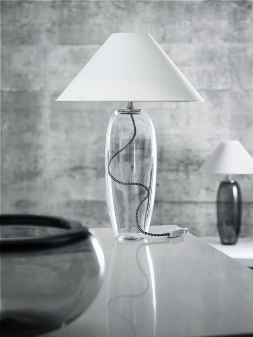 Lav, rund lampeskærm