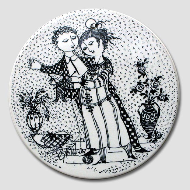 Bjørn Wiinblad platter og smørbrikker - Spar op til 60 %