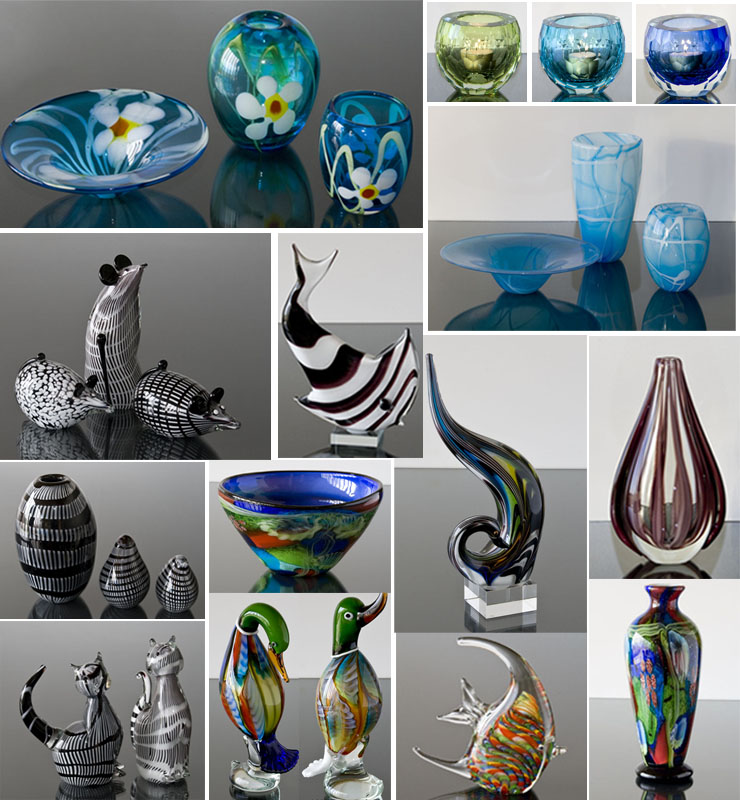 Glaskunst | Vaser, Skåle, Fade og figurer - Spar op til 60 %