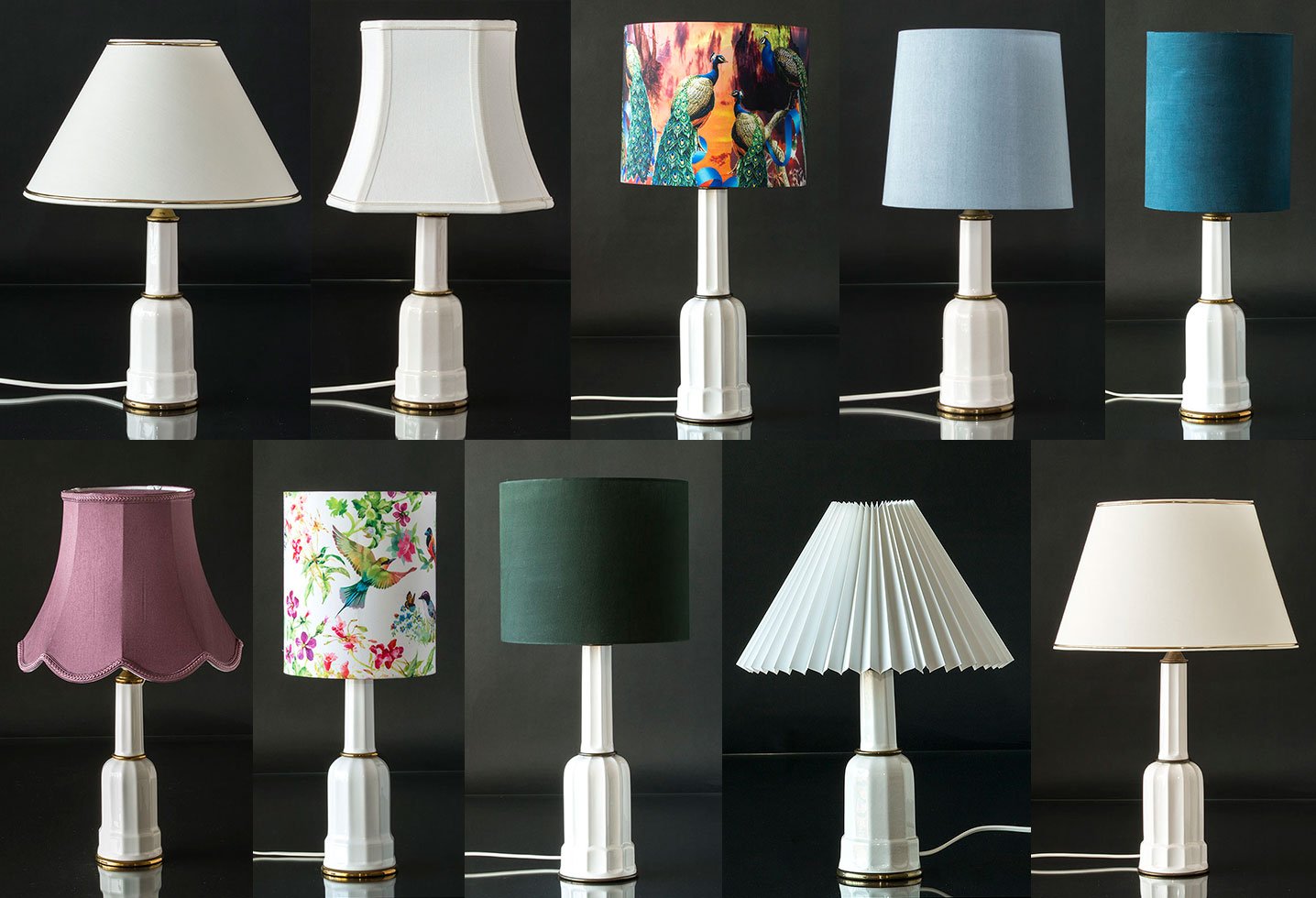 Heiberg bordlamperne passer til de fleste indretningsstile.
