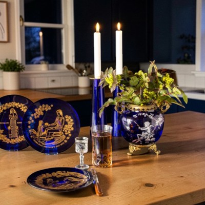 Orrefors mors dag platter i glas