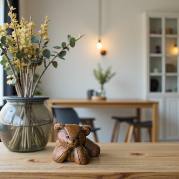 Bamsebjørn Julius i brun fra Royal Copenhagen