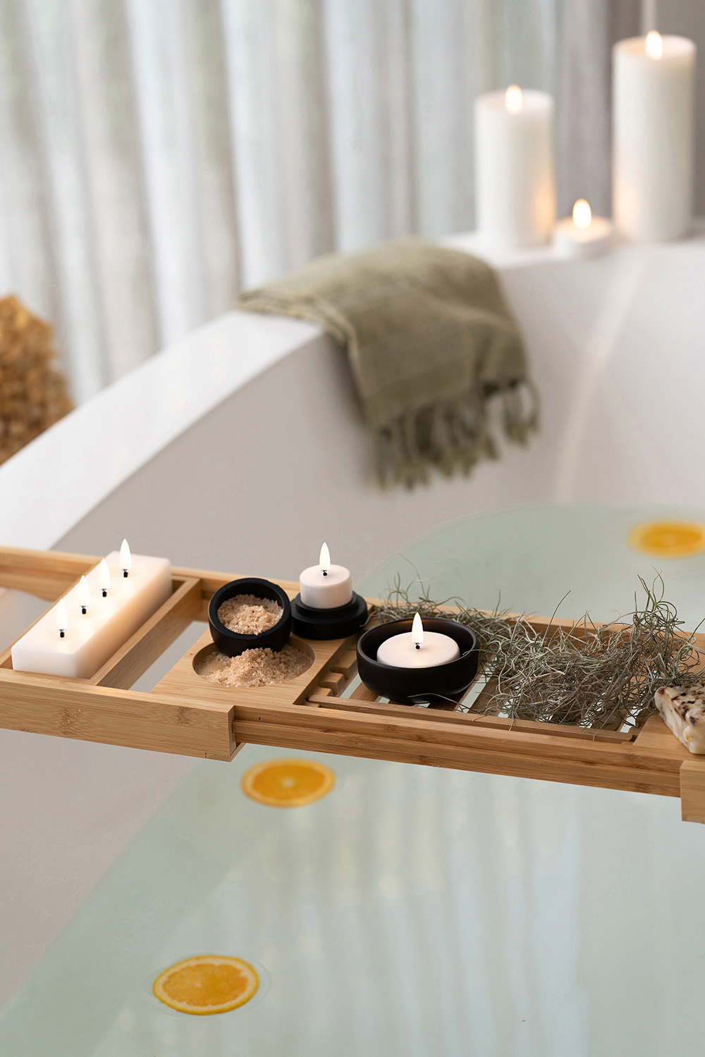 Uyuni lys er rigtig praktiske og kan f.eks. bruges i badet til at skabe stemning og hygge