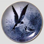 Tove Svendsen platter med fugle og dyr - Spar op til 50 %