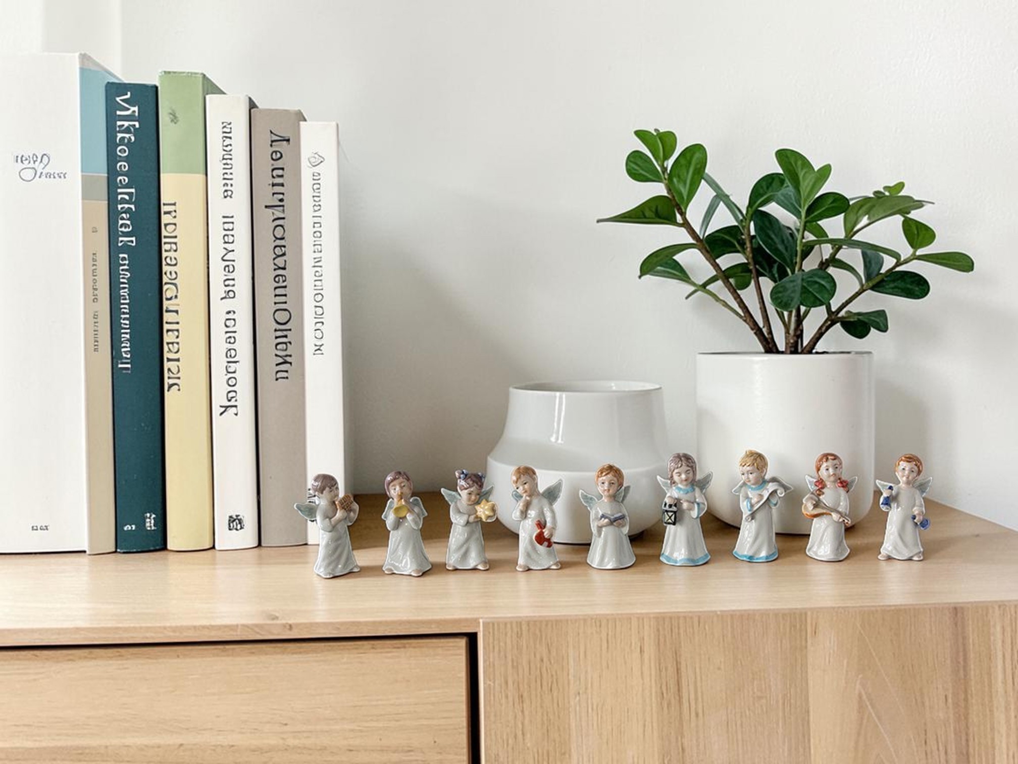 Royal Copenhagen Årets englebørn engel figurer