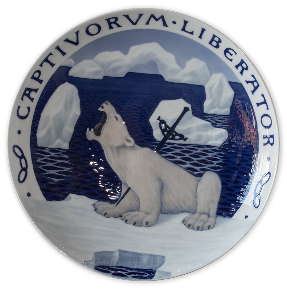 Odd Fellow og Frimurer platter fra Royal Copenhagen og Bing & Grøndahl