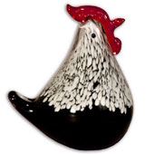 Glasfigurer af fugle