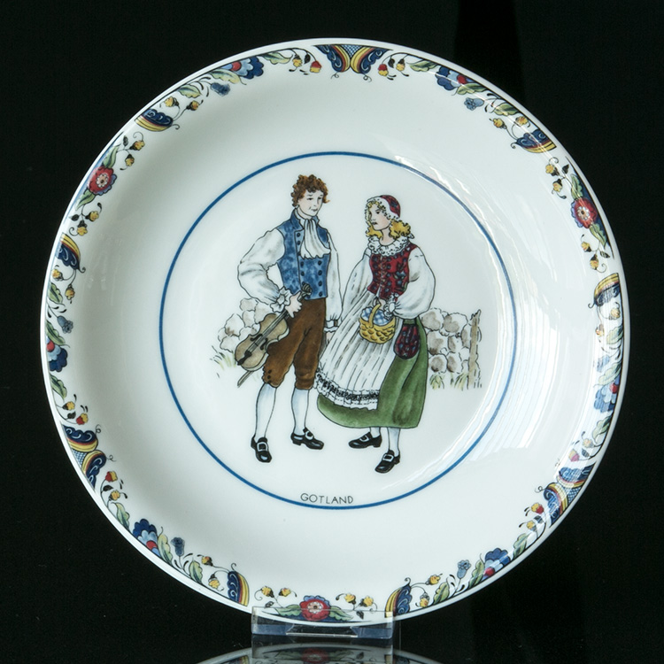 Rørstrand svenske folkedragter