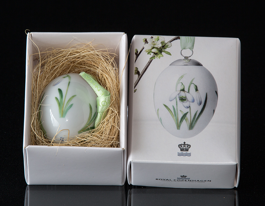 Royal Copenhagen Samlerartikler fx. æg, klokker, dråber, årskopper, krus mv. 